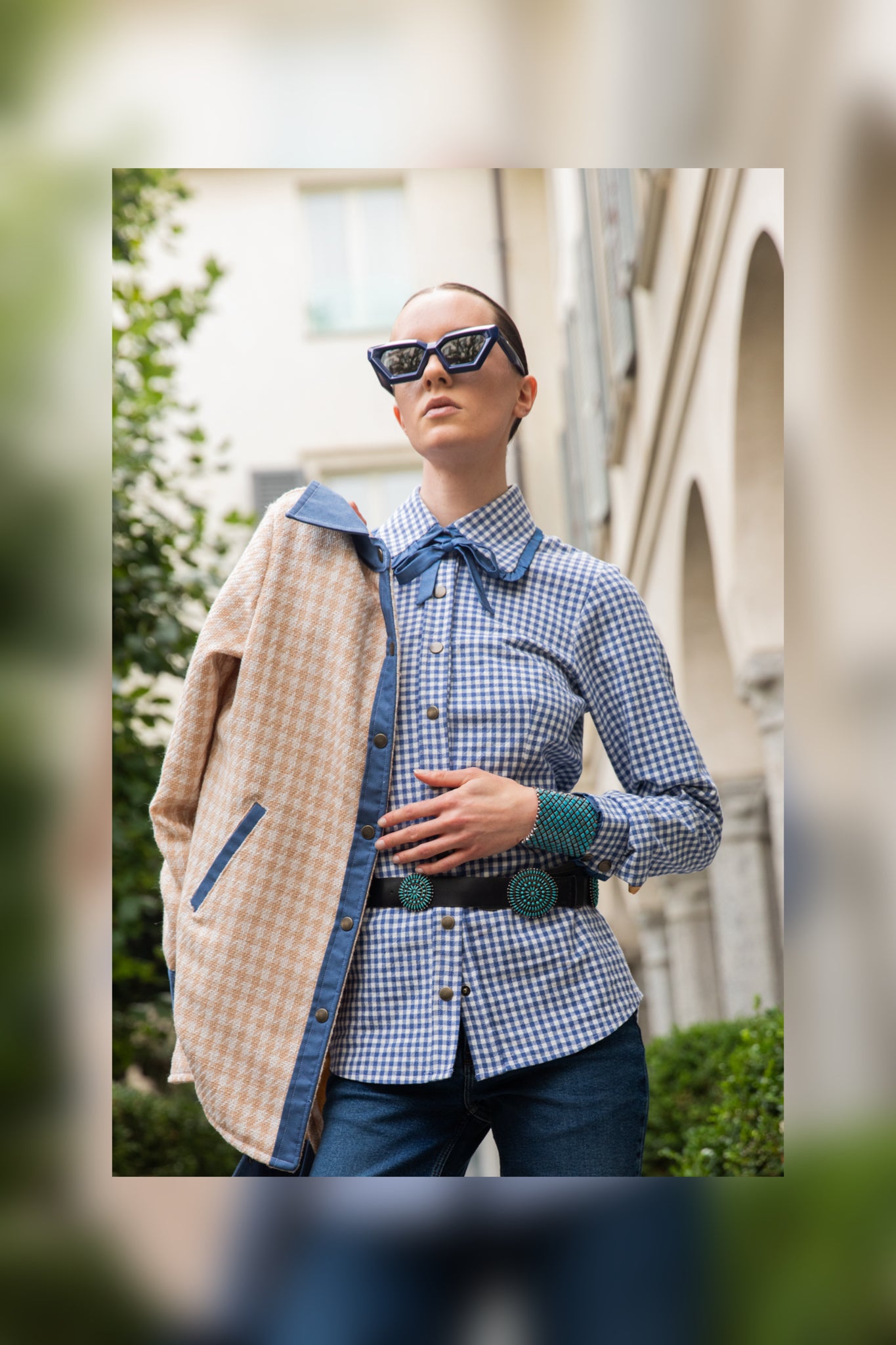 Pendleton Blue Gingham Shirt