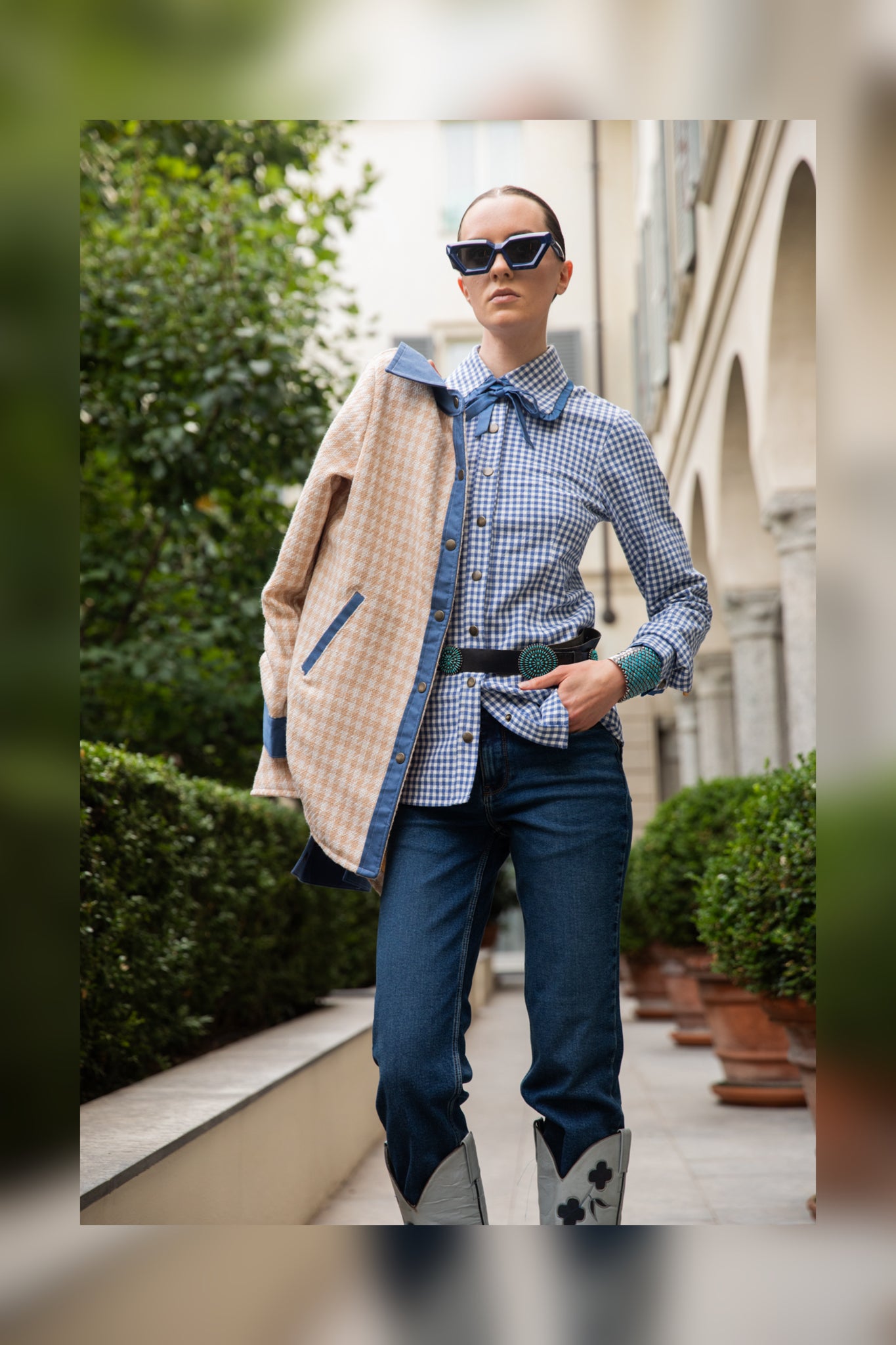 Pendleton Blue Gingham Shirt
