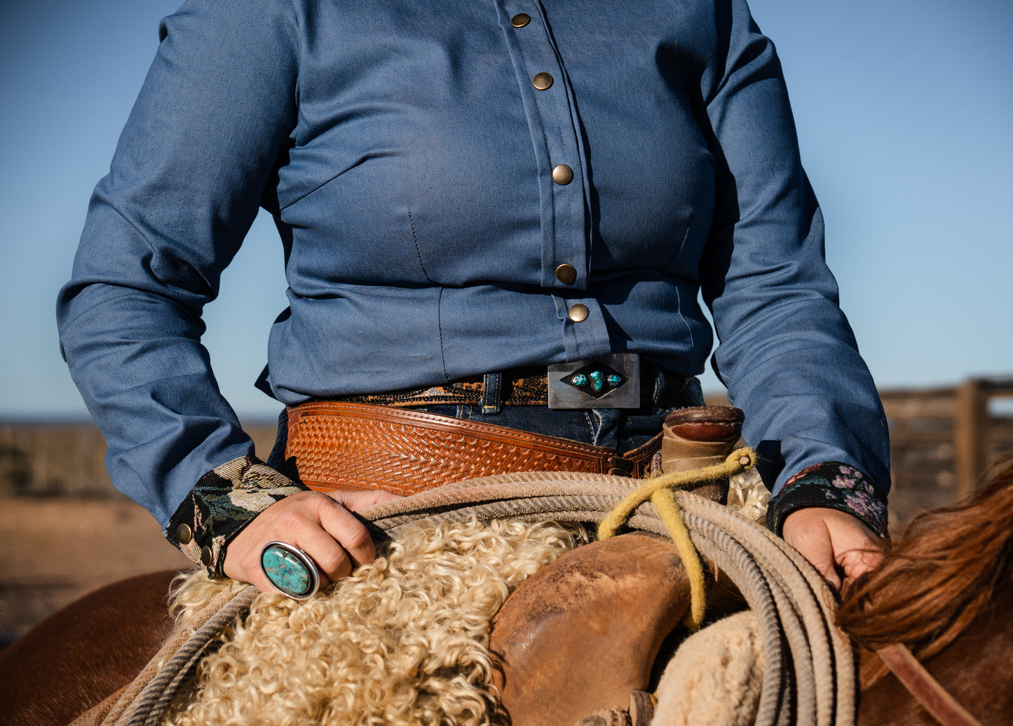 The London Denim & Jacquard Shirt