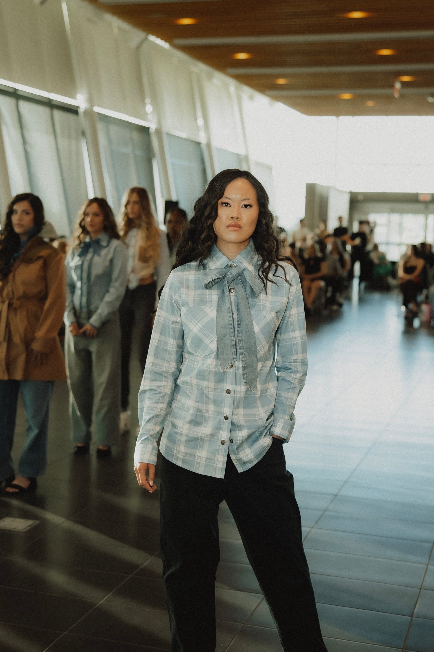 Cheyenne Plaid Denim Shirt