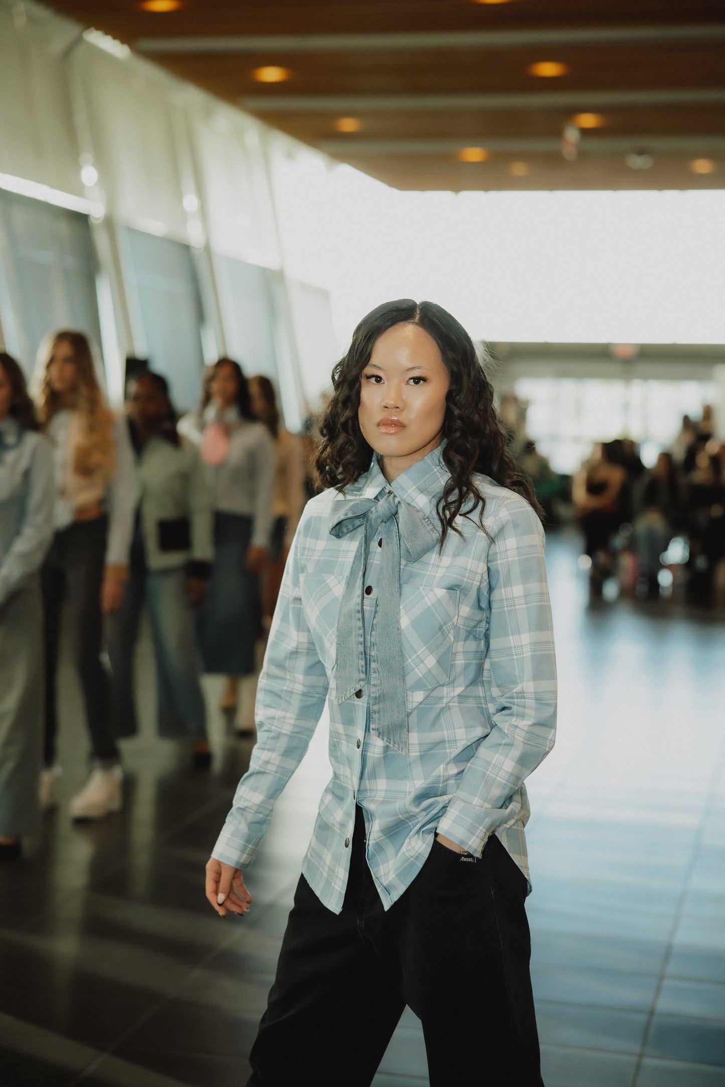 Cheyenne Plaid Denim Shirt