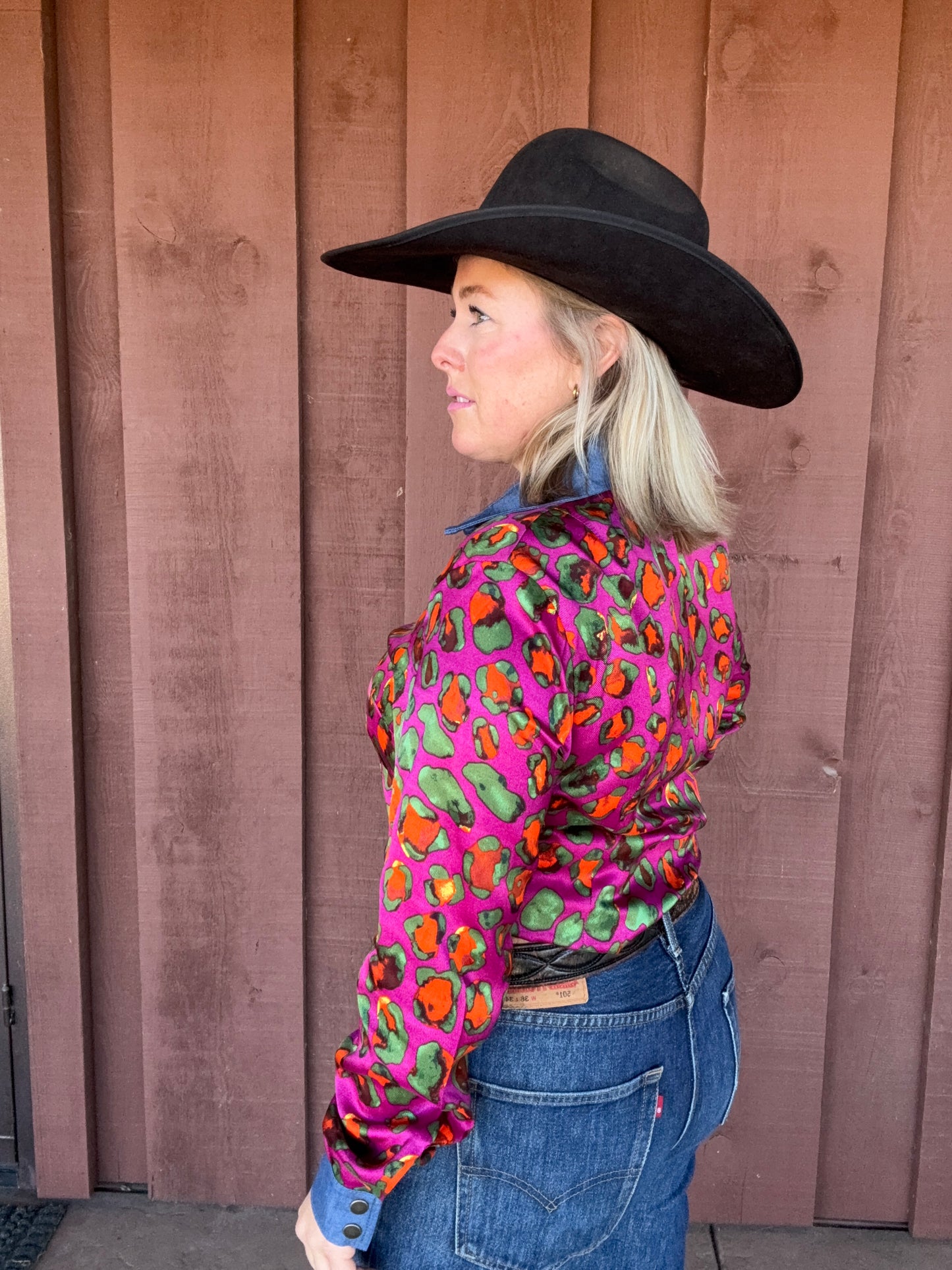 London Pink Leopard Shirt