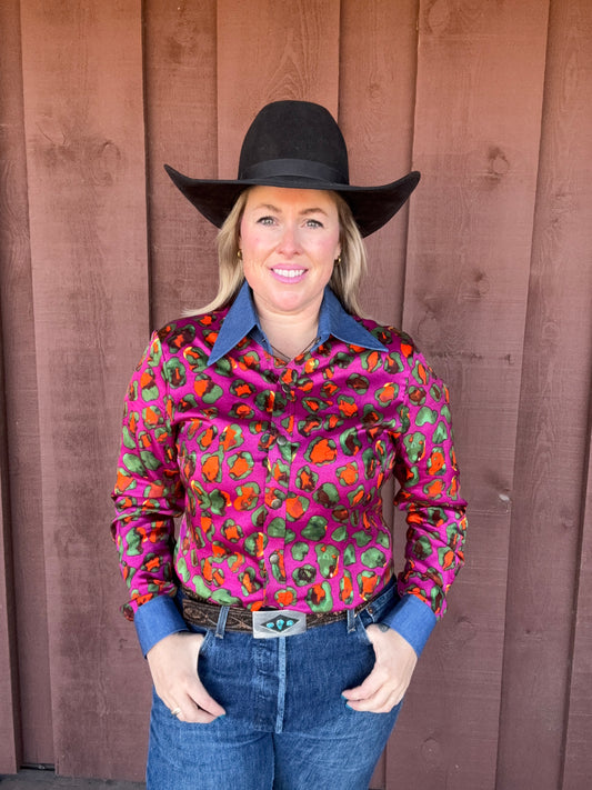 London Pink Leopard Shirt