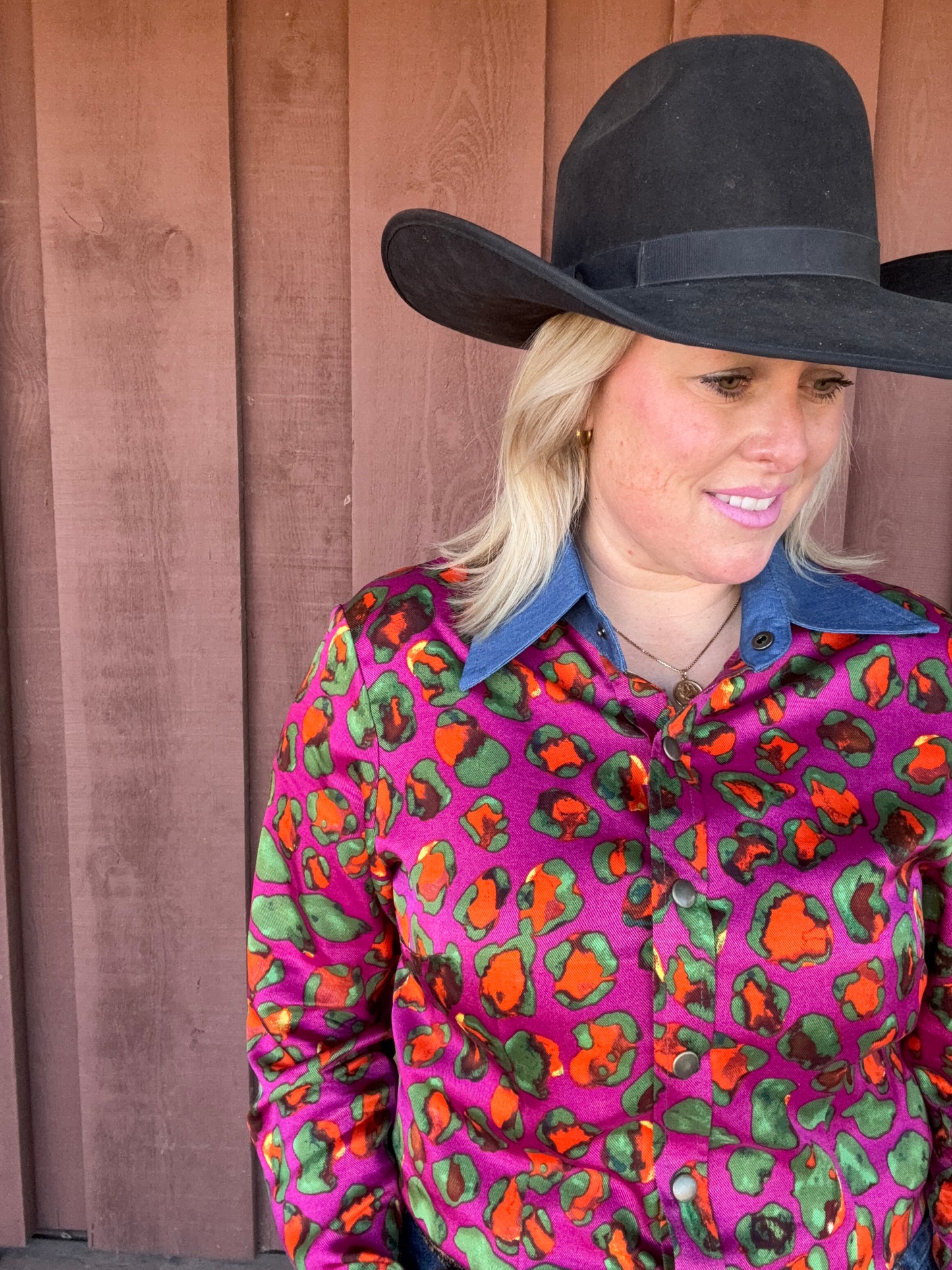 London Pink Leopard Shirt