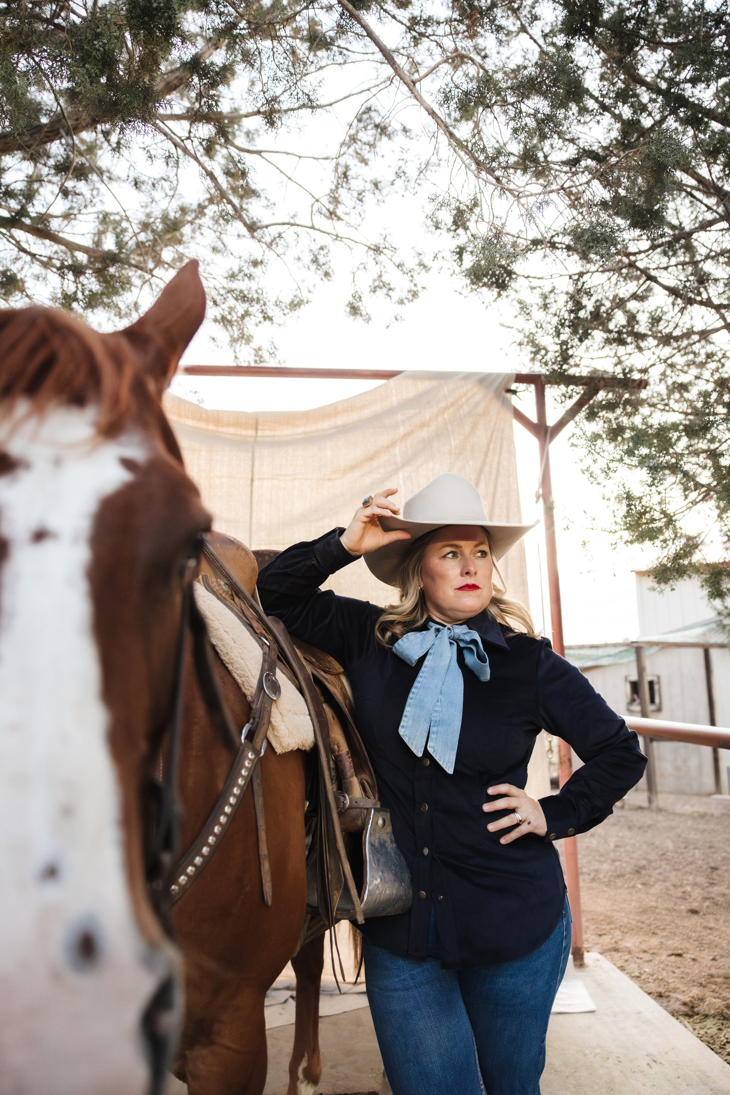 Midnight Navy Petite Corduroy Shirt